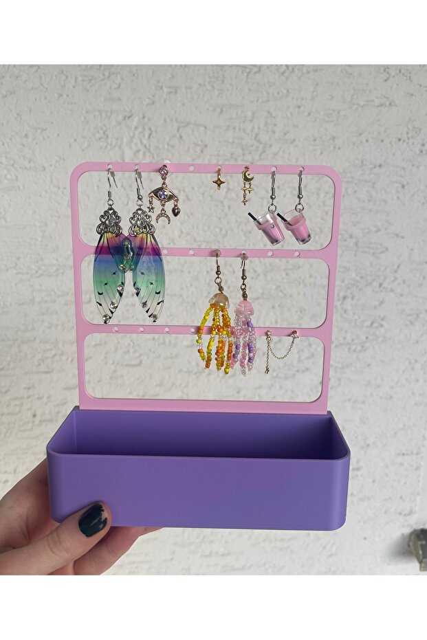 Earring and Jewelry Organizer Stand | Desktop Decorative Jewelry Display and Organizer