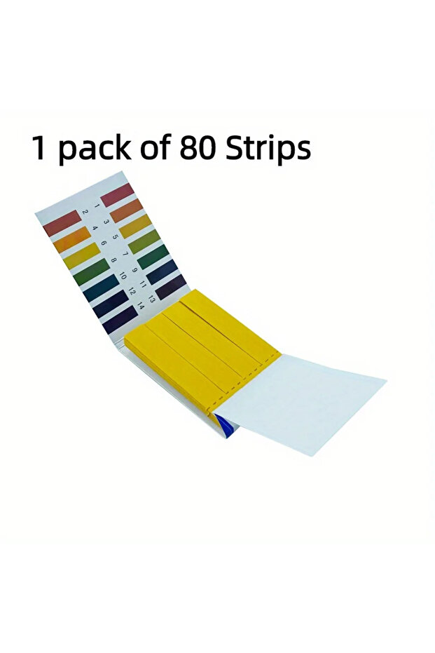 1 pack of 80 Strips 80-800 Strips Professional 1-14 ph Litmus Paper Ph Test Strips Water Cosmetics S