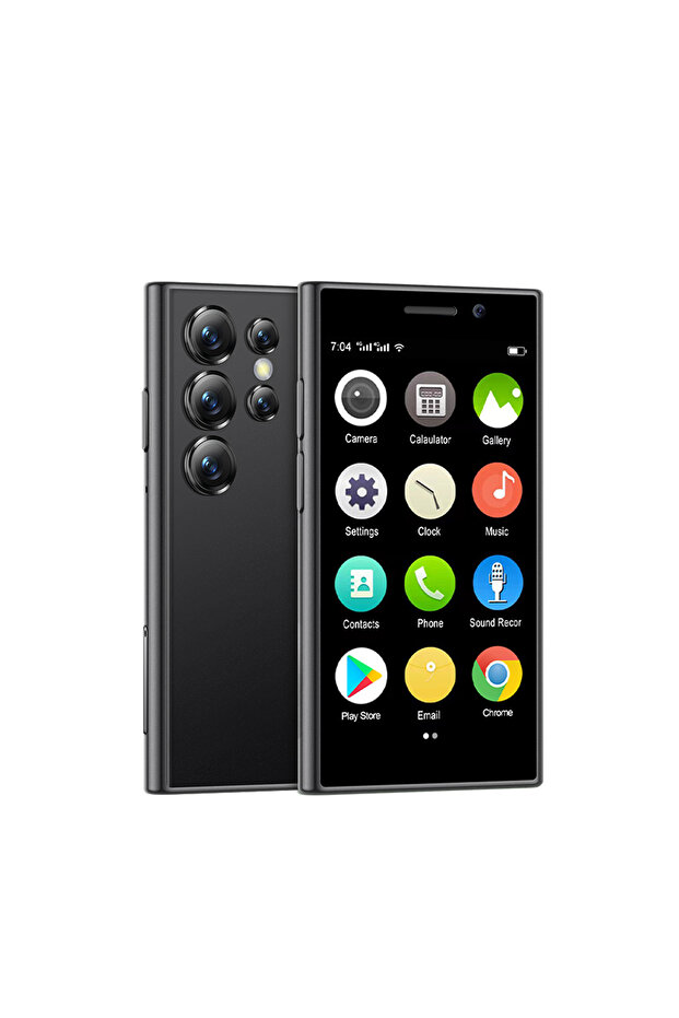 هاتف ذكي SERVO S24 Mini جديد لعام 2025، أسود، 2 جيجا رام، 16 جيجا تخزين، يدعم 4G عالميًا، نظام أندرويد، متجر جوجل، بطارية 2000 مللي أمبير، شاشة أمامية