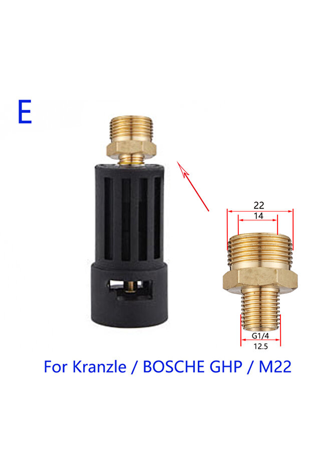 6 For Connecting AR/Interskol/Lavor/Bosche/Huter/M22 Lance For Karcher un female Bayonet High Press.