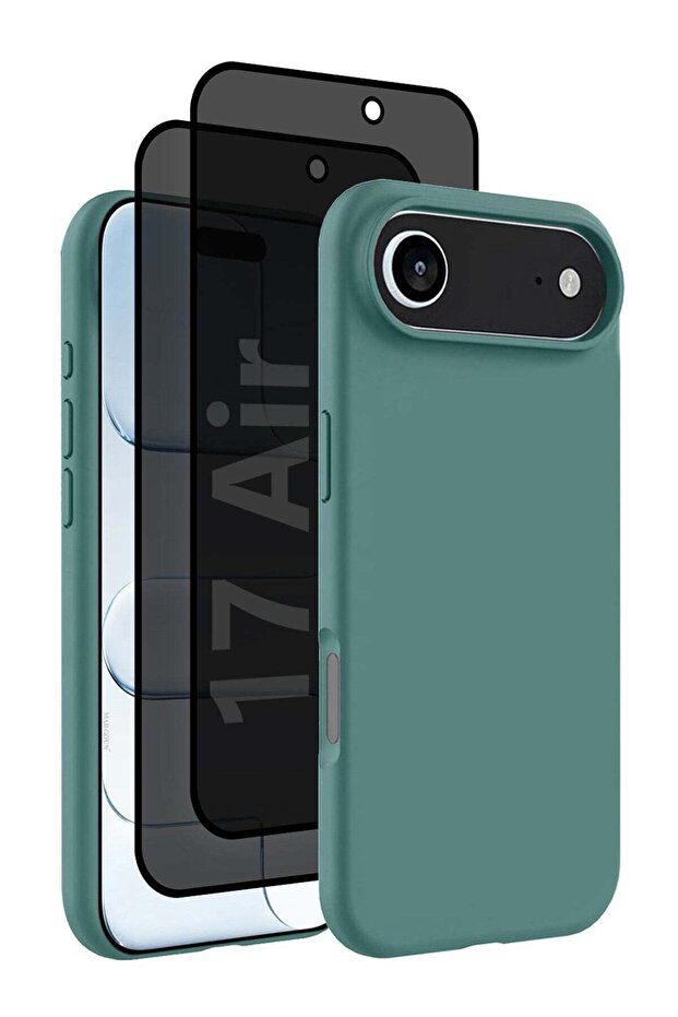 3Packs Liquid Silicone Protective Phone Case for iPhone 17 Air with Microfiber Lining