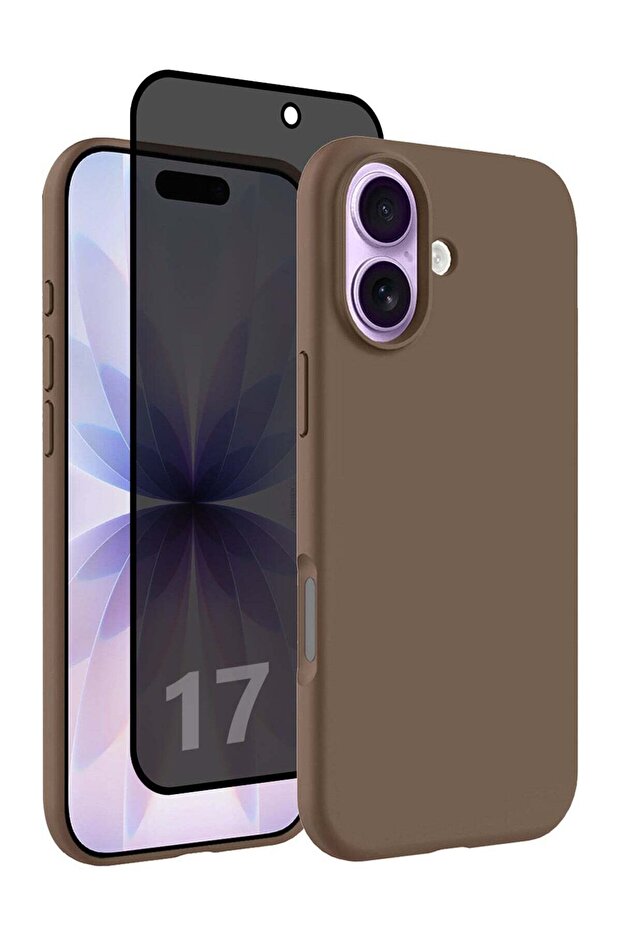 2 Packs Silicone Protective Phone Case for iPhone 17 - Soft Anti-Scratch Microfiber Lining Ultra Slim