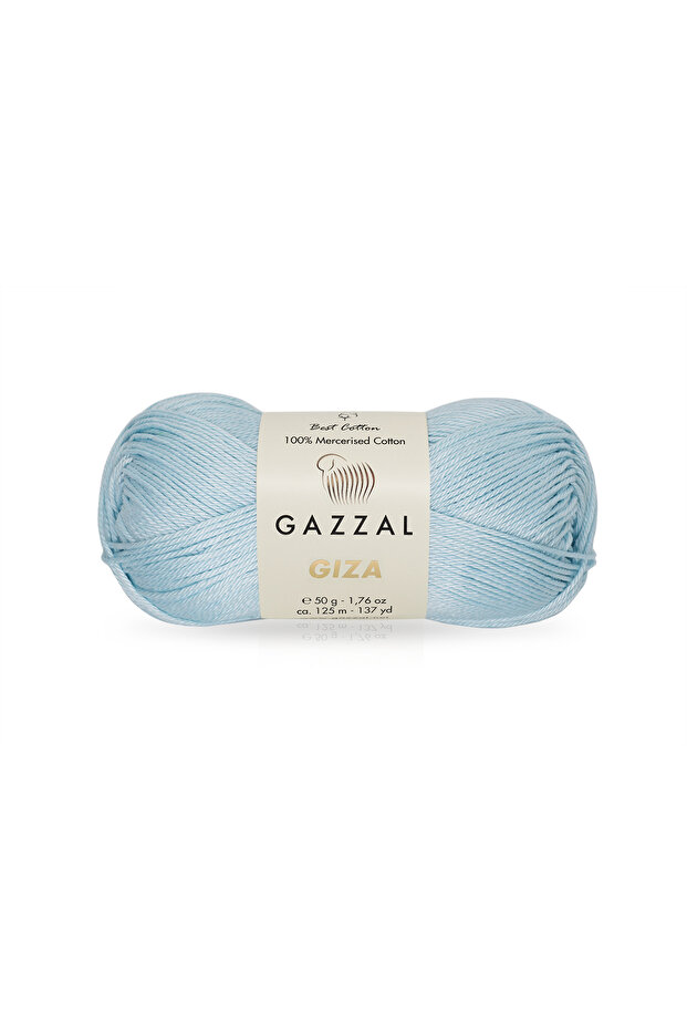 Giza 100% Mercerized Cotton – 50 g 125 m Fine Summer Knitting Yarn-2473-1 Adet