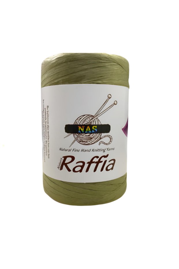 Nas Raffia 100% Natural Raffia Bag Supla Hat Yarn 100 Gr Hand Knitting Yarn - 1 Piece-D58