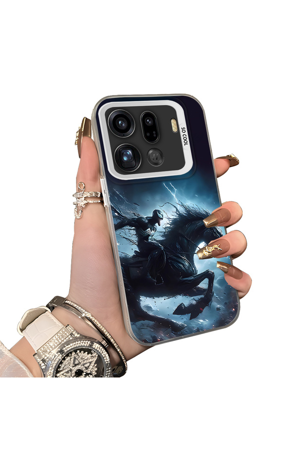 Oppo Find X9 Pro 5g Compatible Hard Acrylic Back Silicone Edge Lens Protection Case