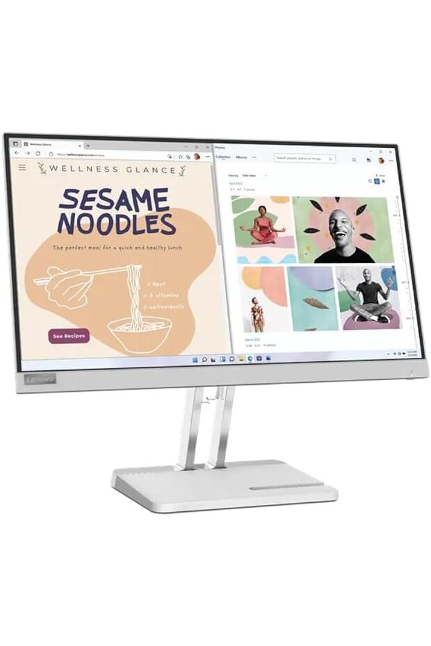 Monitor L22e-40, 21.5"FHD Display, 1x HDMI® 1.4, 1x VGA, Tilt Stand, AMD FreeSync, Cloud Grey - [67AFKACBAE]