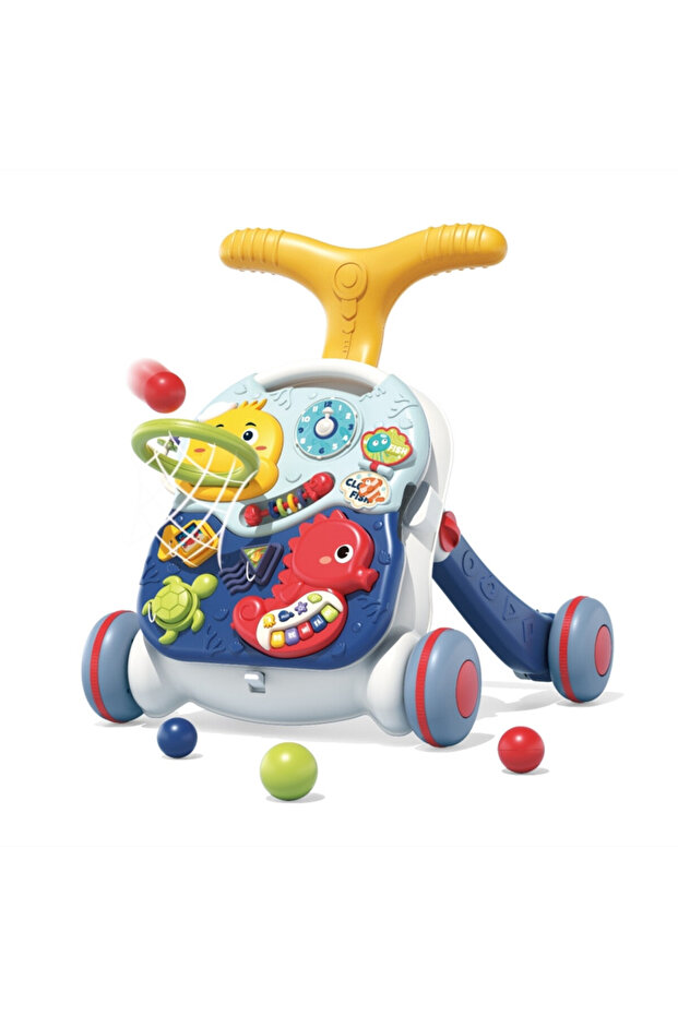 – Eden 2-in-1 Multifunctional Activity Baby Walker-BLUE