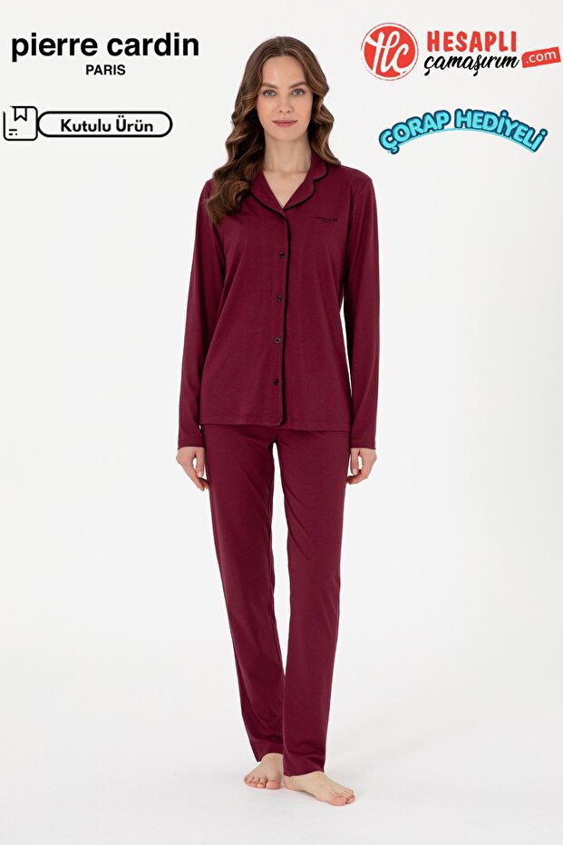 Paris Premium Series Women's Cotton Modal Comfortable Fit Front Buttoned Boxed Pajama Set