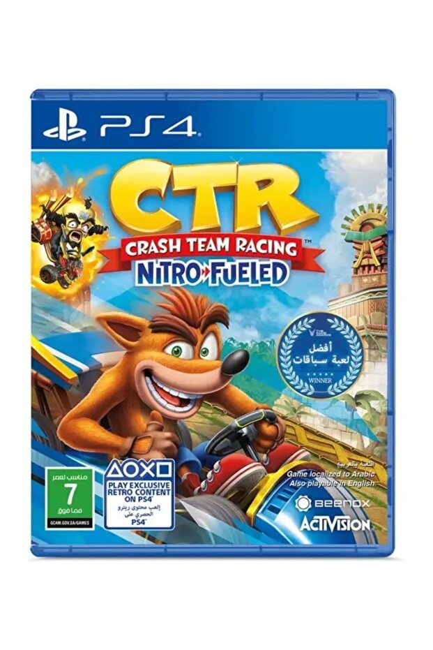 Activision Crash Team Racing Nitro Fueled - لعبة سباقات - بلاي ستيشن 4 (نسخة المملكة العربية السعودية)