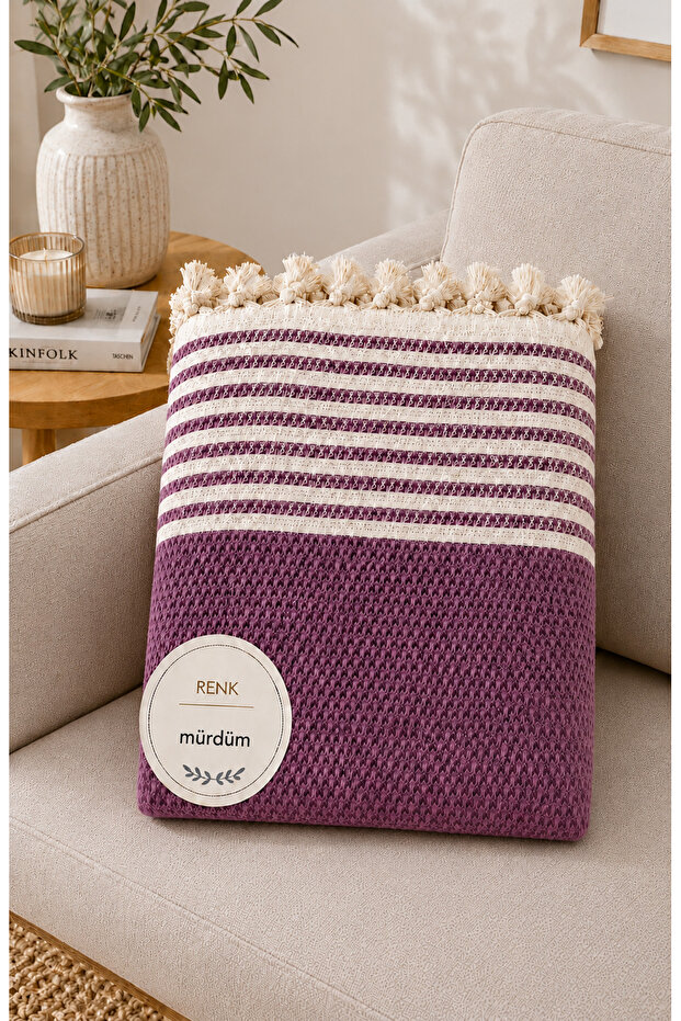 180X230 cm Cotton Wicker Woven Sofa Cover Non-Slip Shawl Cover Sofa Bed Sofa Protector Premium Series
