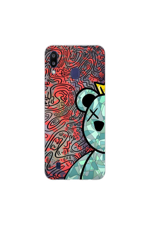 Samsung Galaxy M10S Compatible Graffiti 12 Design Clear Case