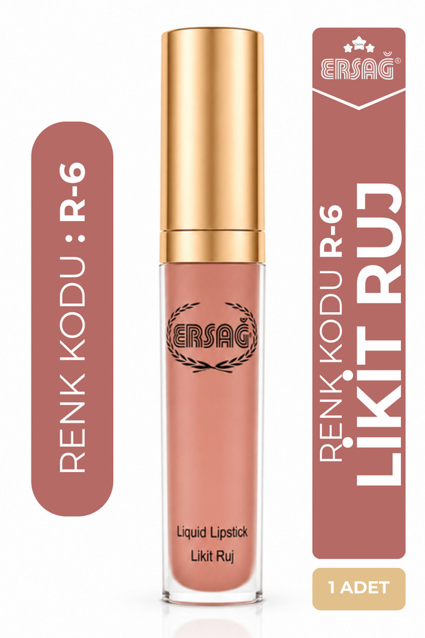 Liquid Lipstick Color Code R-6 - 1
