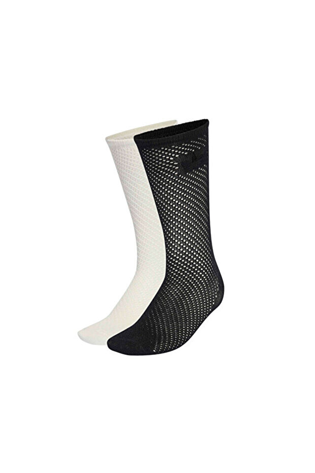 Crochet Cr S 2P Socks (2 Pairs) Kd8398 White
