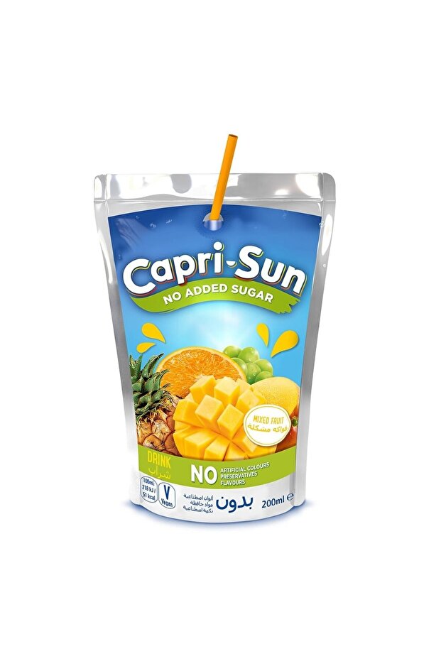 Mixed Fruit Drink No Added Sugar 200ml