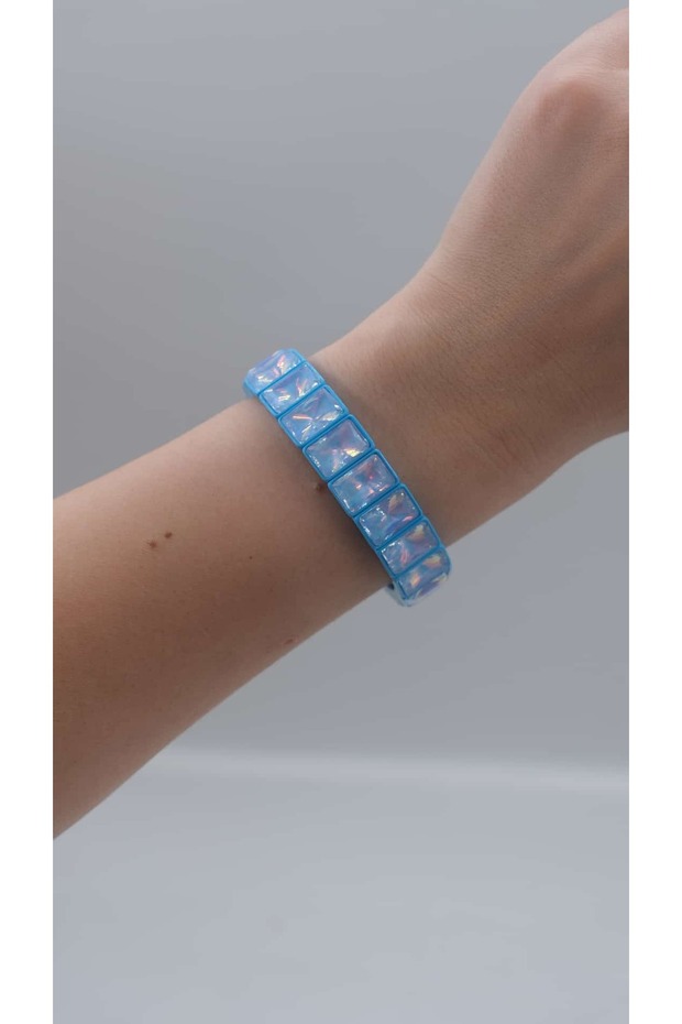 Colorful Ceramic Coated Rubber Bracelet