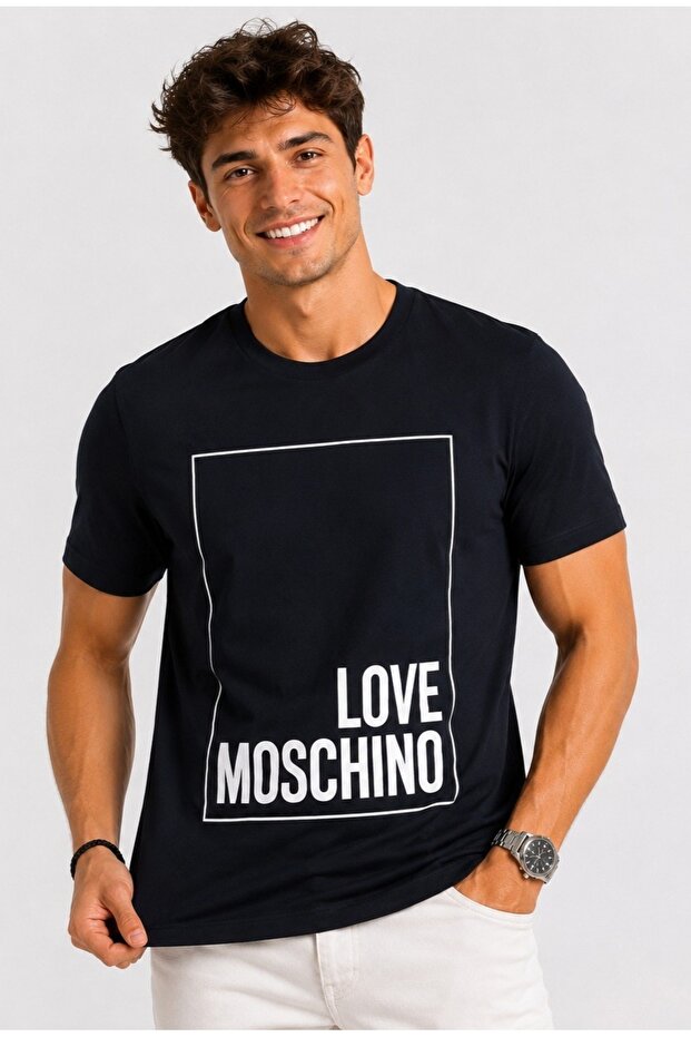 100% Cotton Big Box Branding Regular Fit T-Shirt