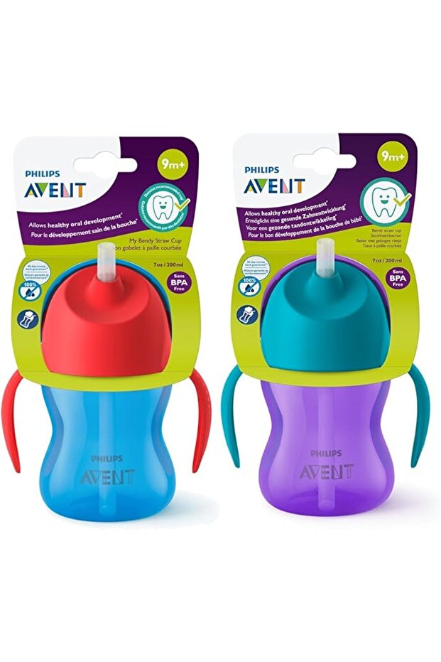AVENT BENDY STRAW CUP 9M+ 200ML SCF796/00: 1837