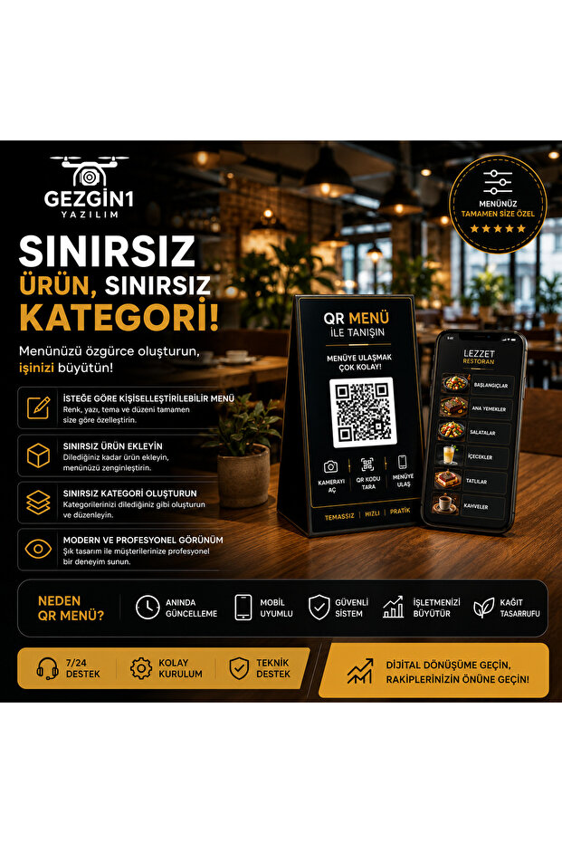 QR menü yazılımı