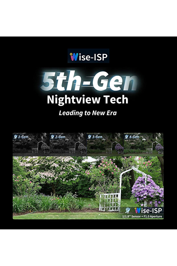5MP WiFi PT Security Camera Color Night Vision Outdoor CCTV