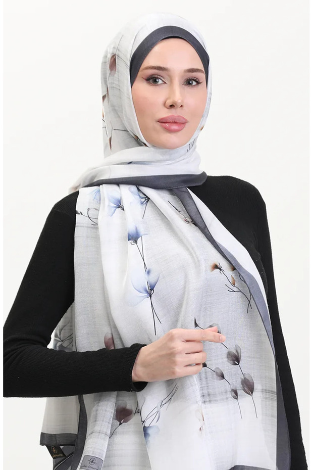 شال كهربير 70242-02 أزرق أنثراسايت