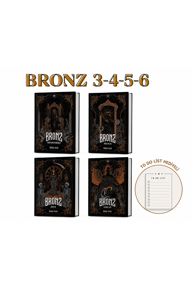 Bronz İmparatoriçe Bronz Mecnun Bronz Ölüm Bronz Aşıklar Ciltli 4'lü Set