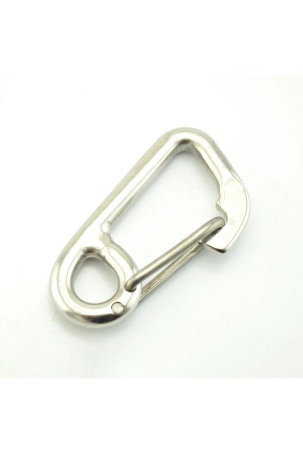 A Scuba Diving Hook Stainless Steel Safety Diving Buckle Clip Camping Carabiner Simple Hook Hanging.