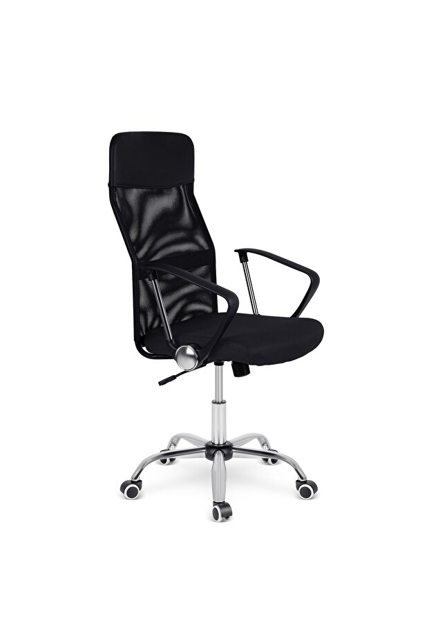 Scaun de birou Tamar micro-mesh, negru - 3