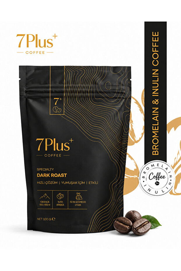 7PLUS Inülin Ve Bromelain Coffee - 100gr