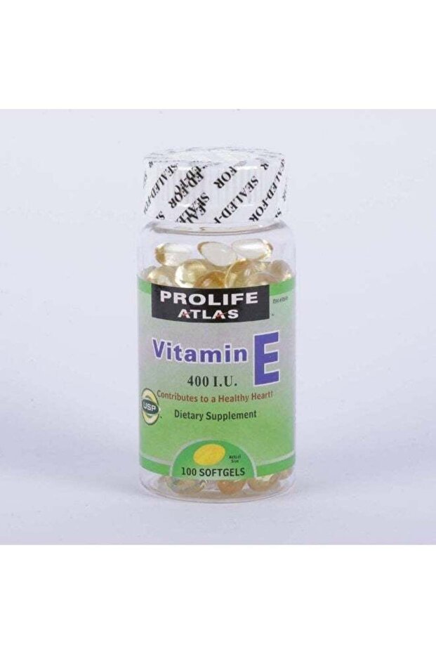 Prolife Atlas Vitamin E Supplement, 100 Softgels