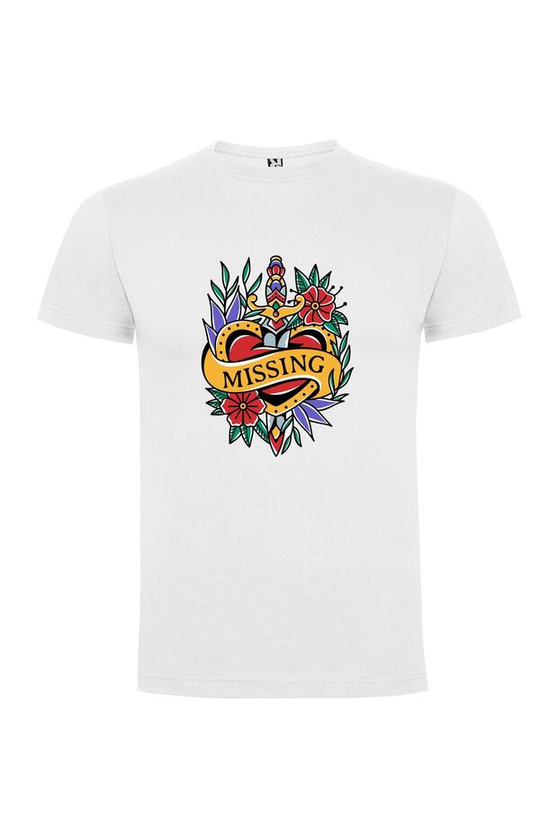 Missing Heart Tattoo Flash Tshirt