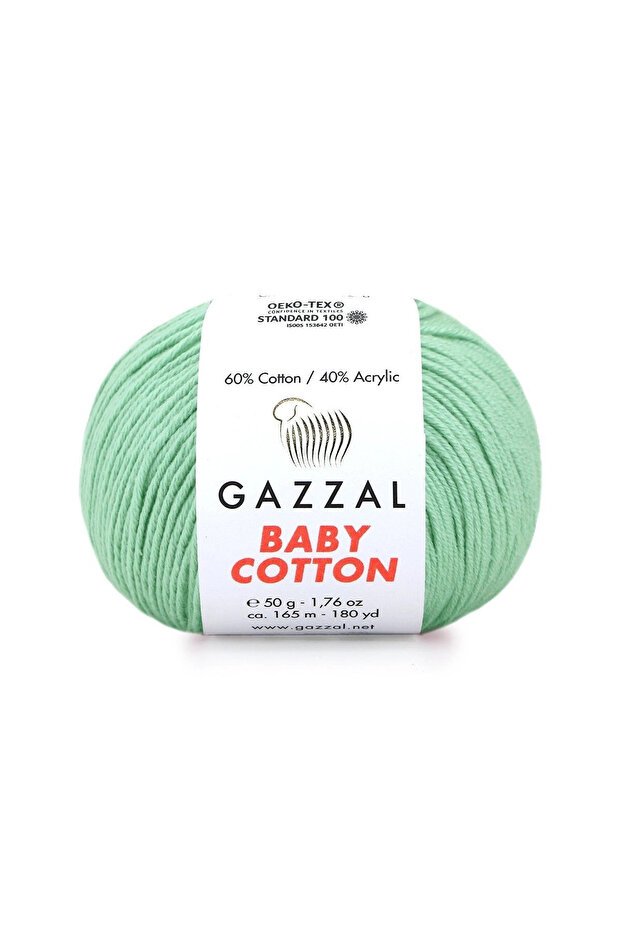 Color Code-3425 Gazzal Baby Cotton Amigurumi Toy Bag Punch Thread Yarn 50 Gr