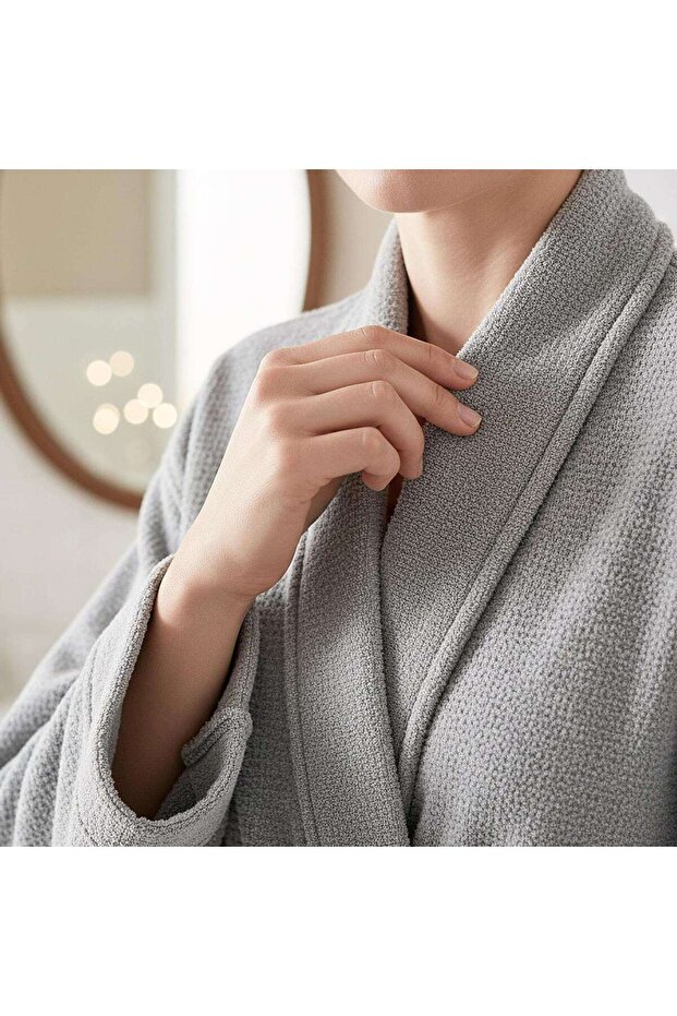 Ultra Luxe Turkish Bathrobe L/xl-nickle