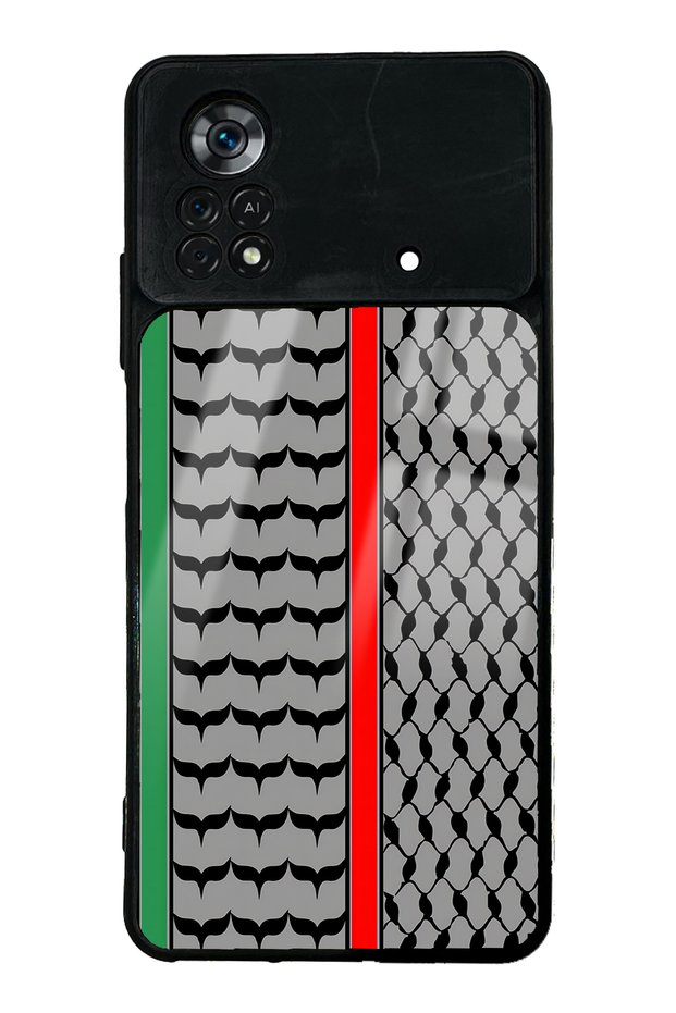 حافظة هاتف Xiaomi Poco X4 Pro بتصميم خطي لامع