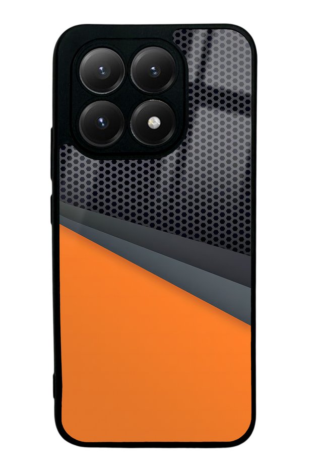 Xiaomi Mi 15t Orange Cross Design Glossy Phone Case