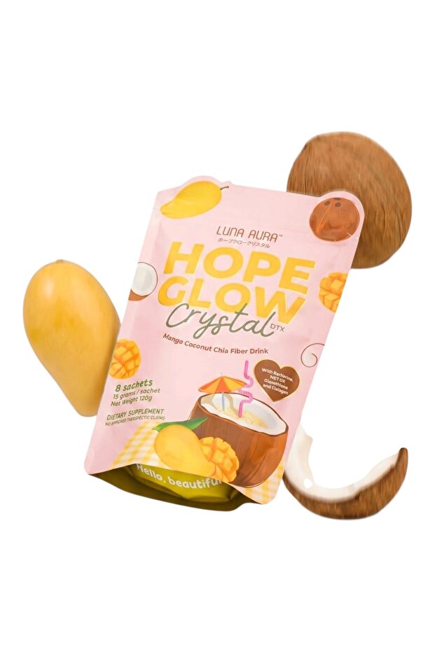 hope glow crystal mango cucunot chai drink