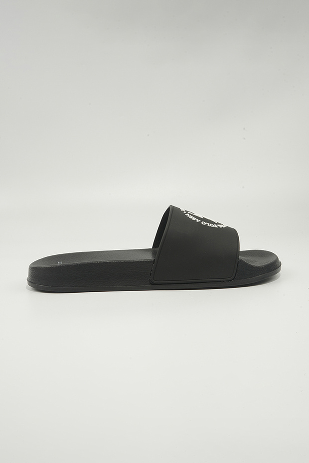Paul Men's Slip-On Comfortable Casual Everyday Slide Sandals - Black