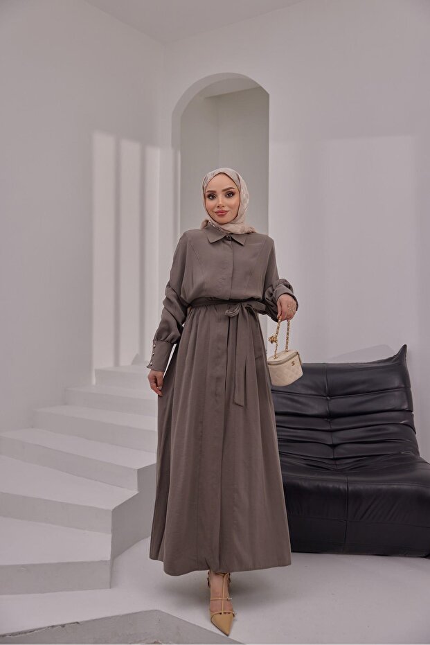 فستان - من فرو المنك