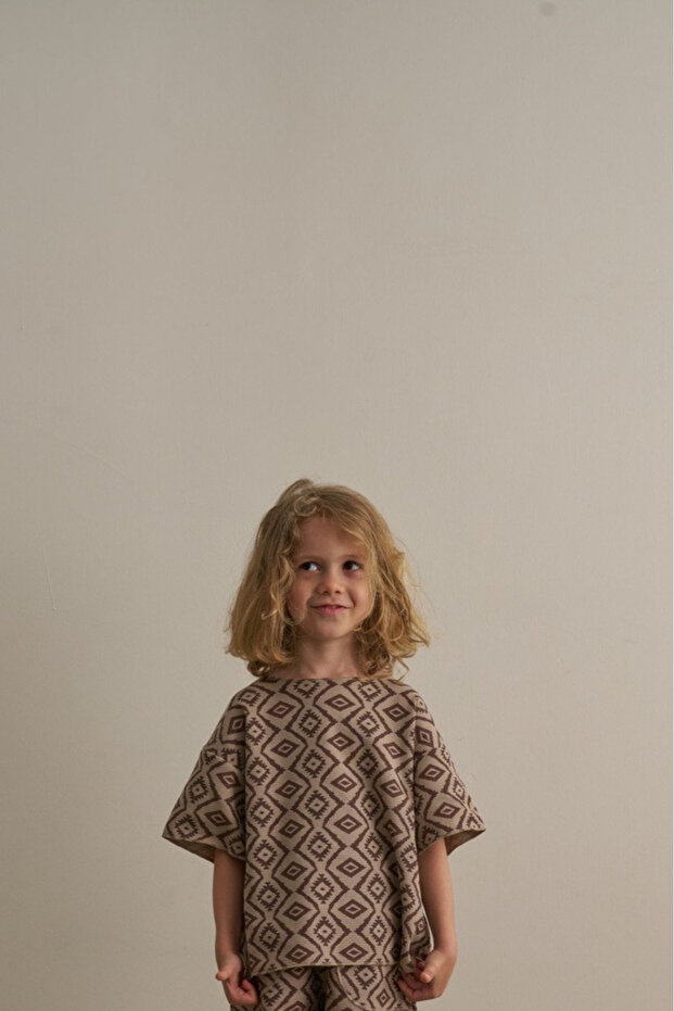 Boho Bloom Series Waffle T-Shirt