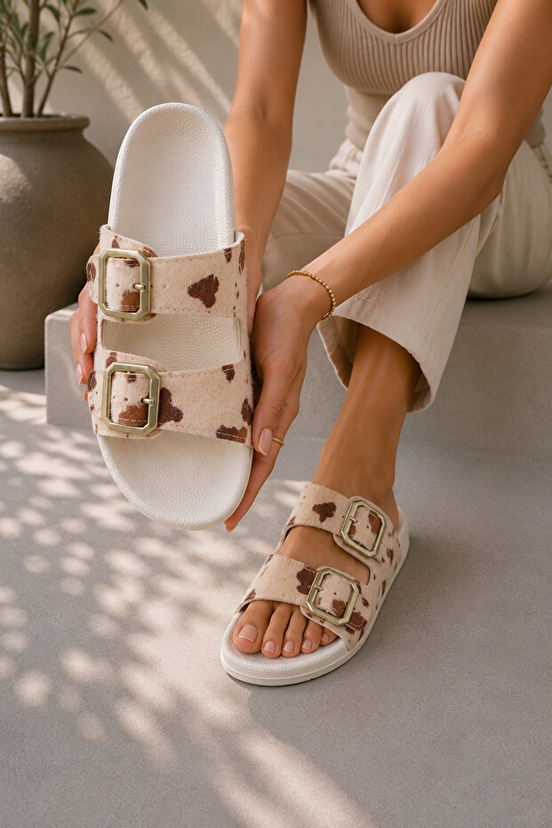 Twingo Patterned Daily Orthopedic Lux Women's Eva Slippers