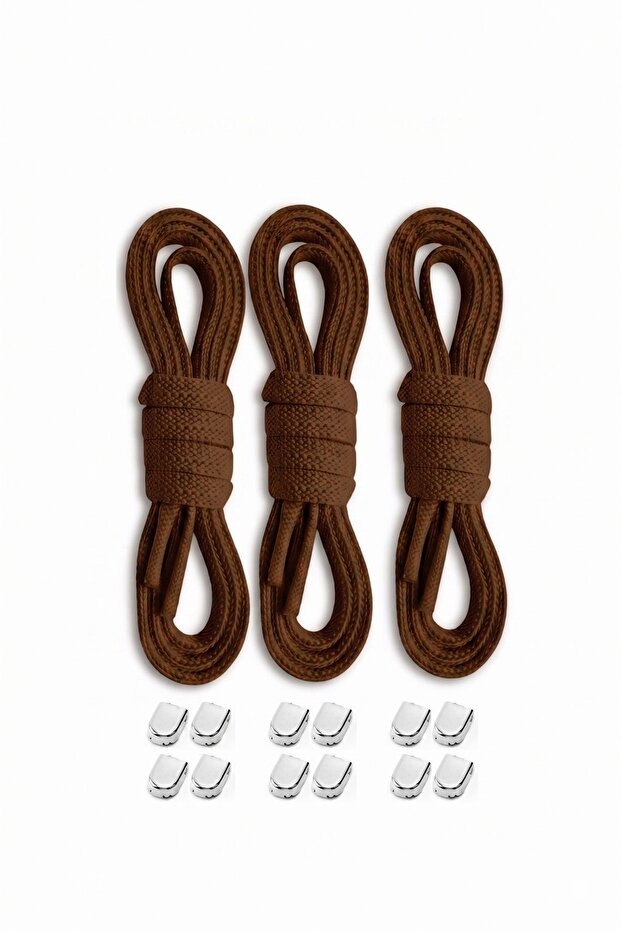 90 cm Metal Clip Elastic Laces | 3 Pairs