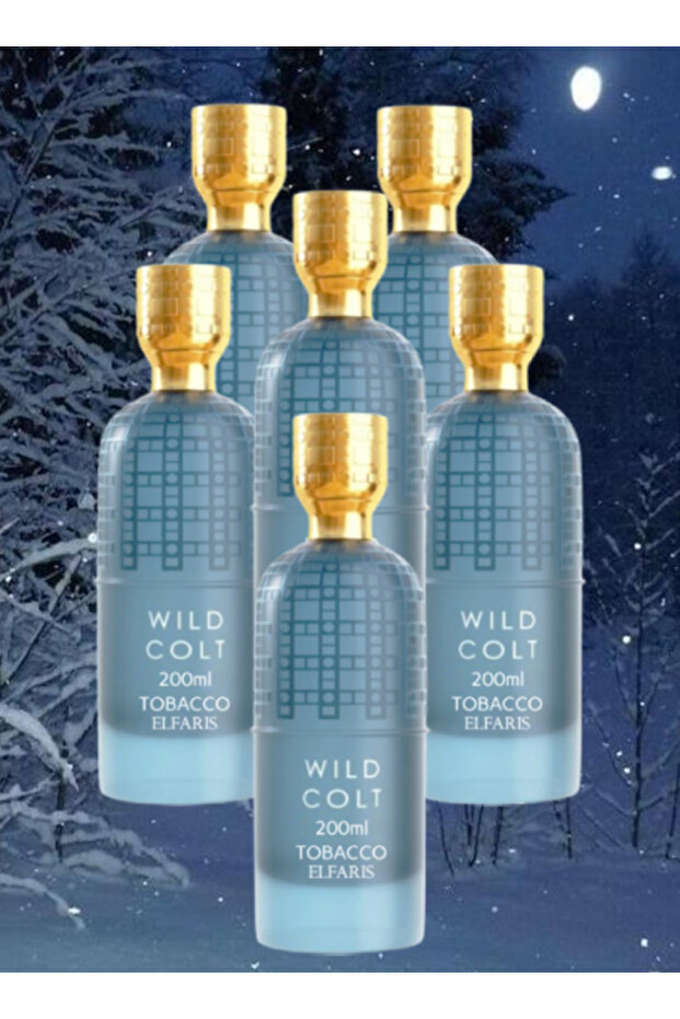 6 قطع من عطر وايلد كولت توباكو 200 مل
