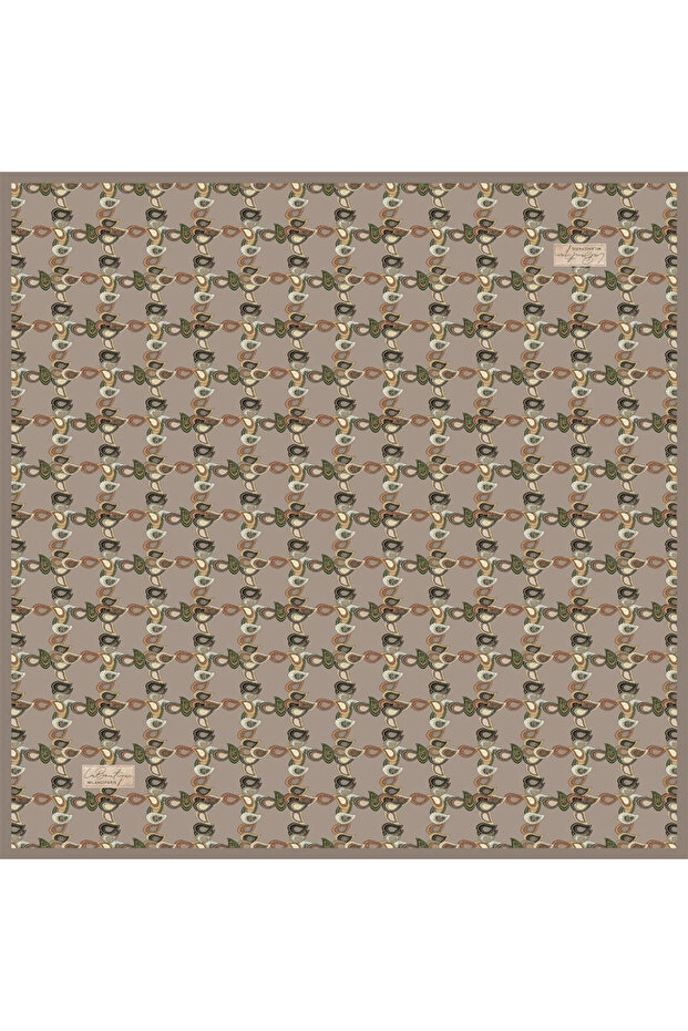 Fall Scarf 2623-08 90X90