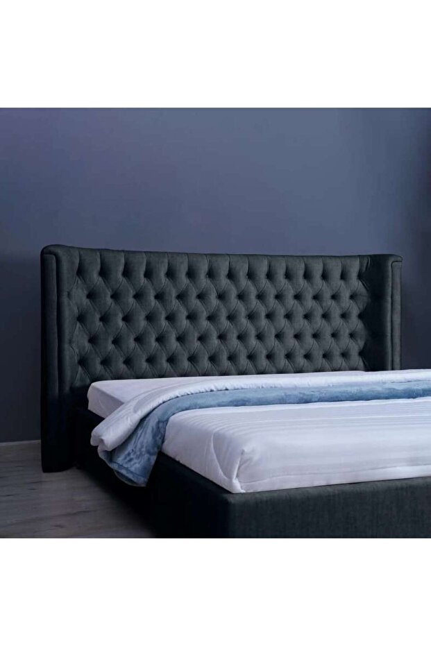 NEPTUNE HEADBOARD CHANEL DARK GREY L-180 : H-125 CM