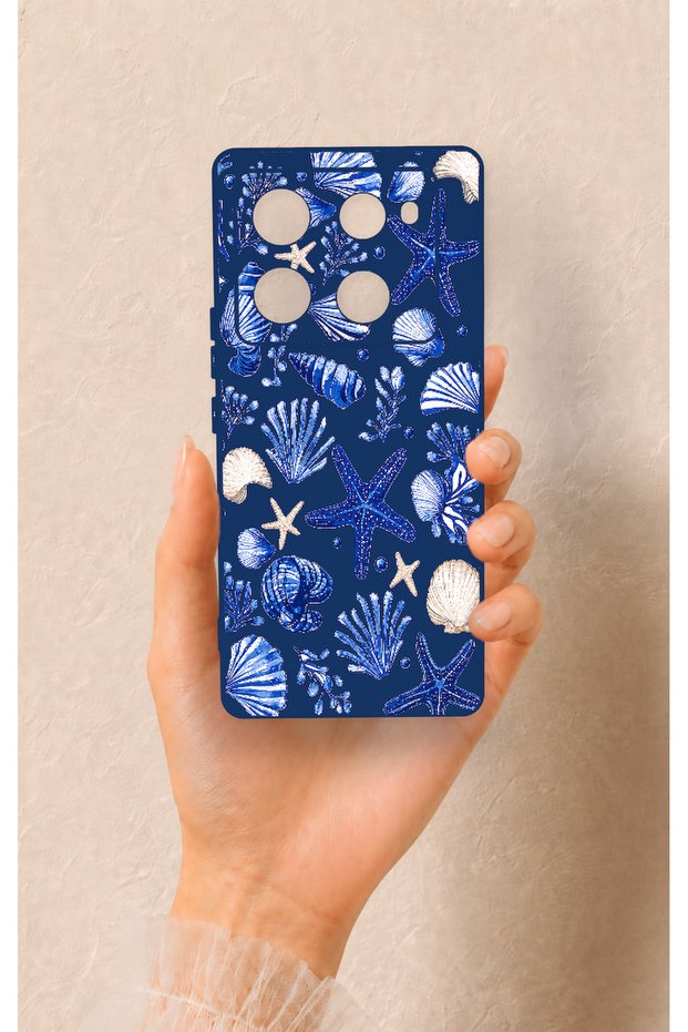 Infinix Note 40 Pro Compatible Shell Patterned Silicone Case