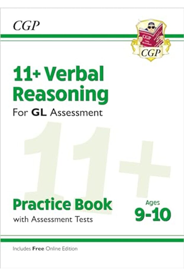 كتاب تدريب واختبارات التفكير الشفهي 11+ GL - للأعمار من 9 إلى 10 سنوات (مع النسخة الإلكترونية)