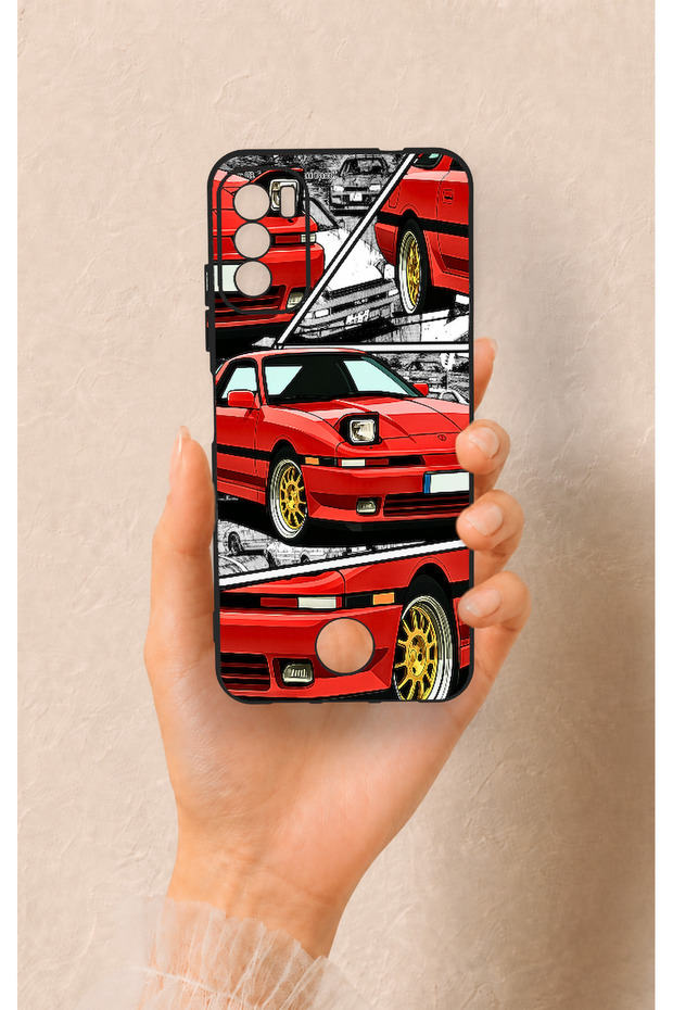 Reeder S19 Max Pro S Compatible Red Supra Patterned Silicone Case