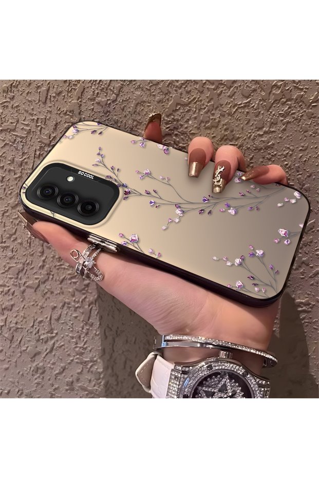 Samsung Galaxy A26 Compatible Slim Branch Flower Case, Wear-Resistant Minimalist Mobile Phone Case