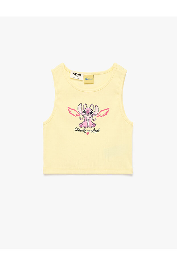 Licensed Stitch Printed Camisole Sleeveless Crew Neck Undershirt