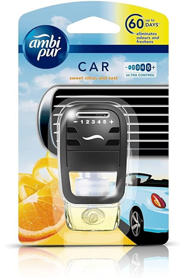 Sweet Citrus and Zest Car Air Freshener Starter Kit (7.5 ml)