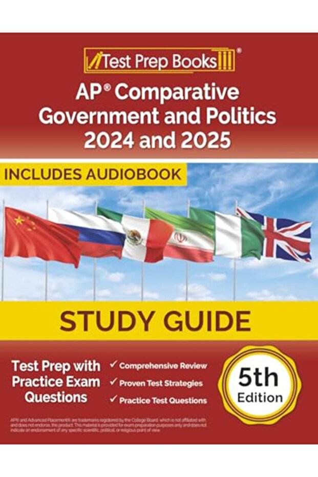 Ap Comparative Government And Politics Study Guide 224225 Test Prep With Practice Exam Questions